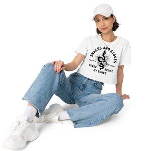 Snakes And Stones Lover Era Women’s Crop Top